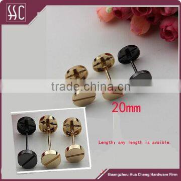 Factory Wholesale Bag Hardware Accessories 20mm Decorative Rivet For Shoe /Garment
