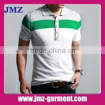 Color combination polo shirt for men