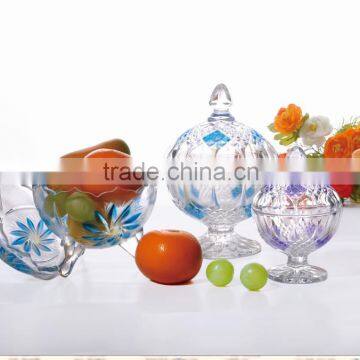 wholesale cystal glass sugar bowl