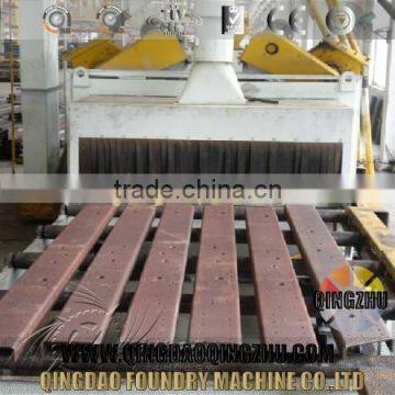 Steel Plate Surface Pretreatment Line Pedrail Rust Cleaning Machine