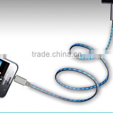 Visible Electroluminescent Micro USB Charging Cable
