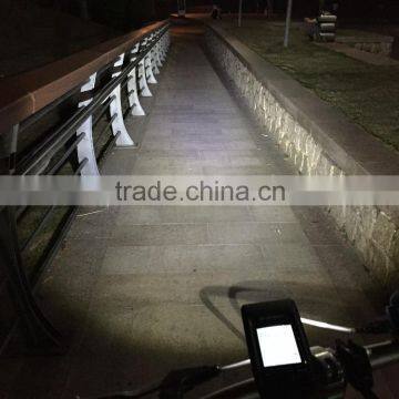 Rainproof USB Rechargeable Bicycle Light Set With LCD Backlight Combines Bike Odometer photo-4