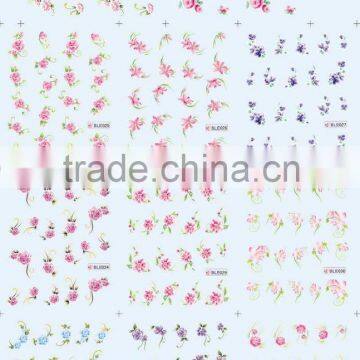 Fashion 3D cute DIY watermark butterfly Tip BLE Series halloween water transfer nail art sticker Nails Decal Manicure nail tools