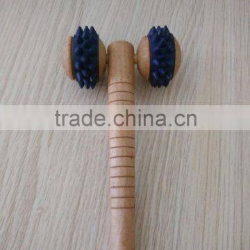Wooden ball body massager