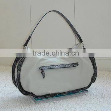 2016 Fashion Women Bag Lady Wholesale Cheap White Mix Black Color Handbags photo-3