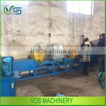 double head wood block hot press machine/wood sawdust block making machine for sale