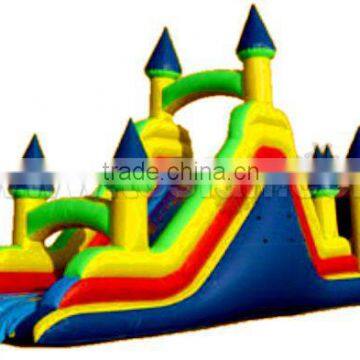 outdoor inflatable castle combo with slide for amusement park A3015