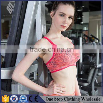 Ladies fashion section dyed bra running fitness yoga fitness bra vest sports bra