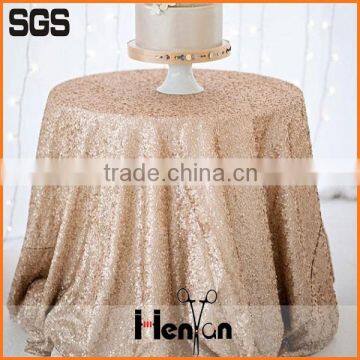 wholesale custom white table clothes wedding sequin