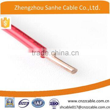 copper conductor PVC insulation single cable ,BYA wire