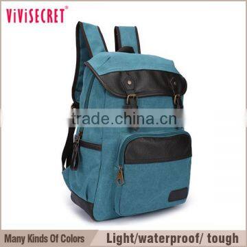 2015 Hot Sale Fashion Machinery Sale Teenager Canvas School Bagpack photo-6