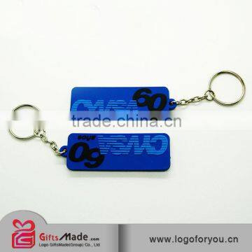 trade assurance supplier promotional 3D custom rubber keyring