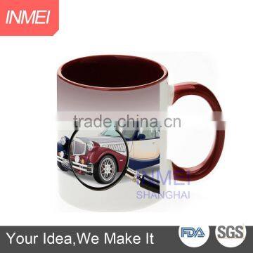 sublimation mug with full wrap full color printing