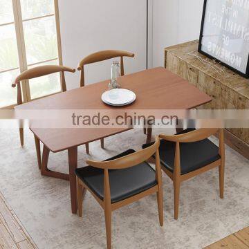 wood furniture dining table and chair