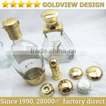 Wholesale high quality die casting metal cognac bottle caps,Metal Cognac Bottle Caps,Die Casting Cognac Bottle Caps,