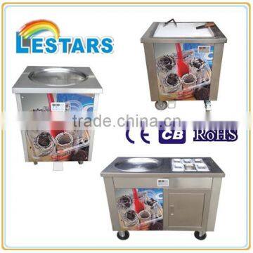 fast cooling single pan instant ice cream rolls machine