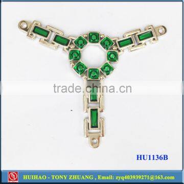 Red Color TPU Rhinestone Shoe Chains Ornament HU1136C photo-3