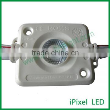 smd3030 injection molding led module with optic lens