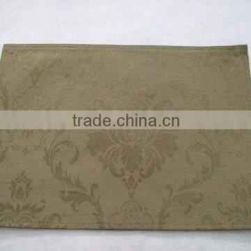 X-mas jacquard t/c khaki placemat