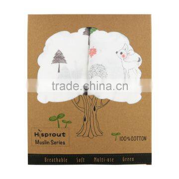 Customized Pattern Baby Muslin Blanket Baby Bath Towel photo-5