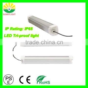 2016 New designled IP65 led tri-proof light ip65 used in freezer, parking lot, basement, food industry, bathroom, etc.