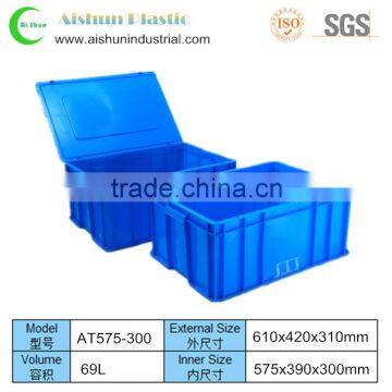 610x420x310mm stackable plastic storage container crate