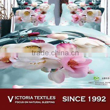 modern floral printed bedding quilt cover set 4 pieces bedding sets
