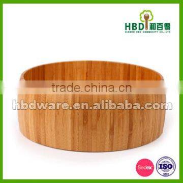 High Quality Wood Round Salad Bowl Wholesale photo-2