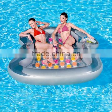 Double Designer Inflatable Pool Lounge Float