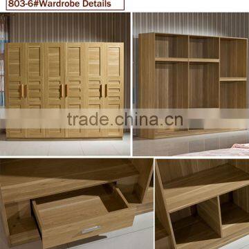 Simple Design Wooden Wardrobe photo-3