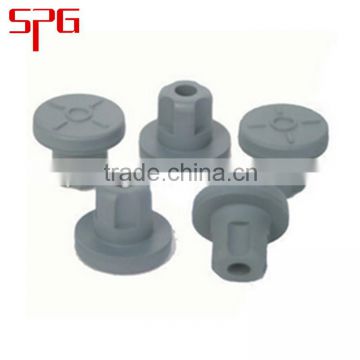 Wholesale products china 13mm crimp cap glass vial butyl rubber stopper