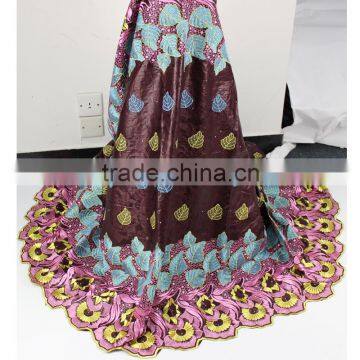 2016 Haniye Cheaper african bazin riche bridal fabric wholesale bazin riche embroidery fabric