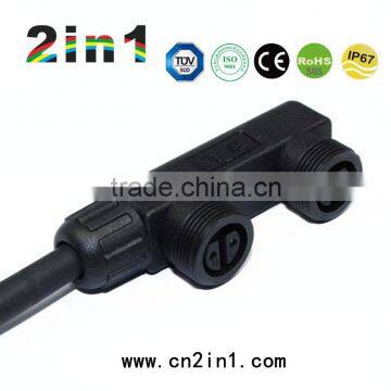 Chinese Cheap 2 pin LED connector outdoor lighting waterproof wire connector