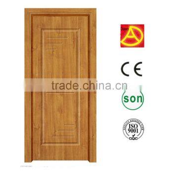 Interior engineered red oak veneer wooden door solid core door design