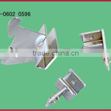 Plating metal square tube pipe connectors