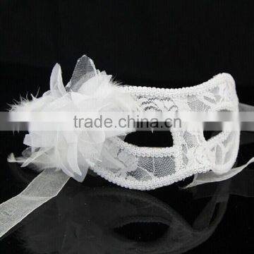 Plastic Party Eye Mask Flower Party Mask for Women Venetian Masquerade Mask photo-3