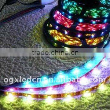30leds/m 5m/roll SMD5050 IP65 silicon glue waterproof unicolor led strip lighting with DC12V