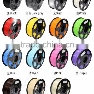 2015 Hottest PLA 3.0mm 3D Printing Filament pla 1.75 filament with 16 colors available