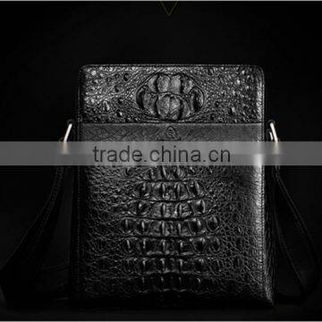 2016 Fashion Shoulder Bag Custom Crocodile Bag Mens Shoulder Bag