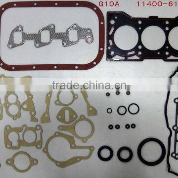 High Quality Full Gasket Set For SUZUKI G10A engine auto parts OE NO.:11400-61810