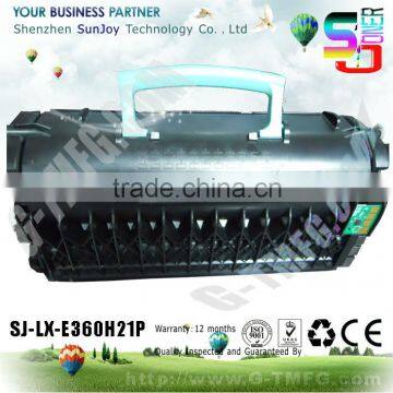 laserjet cartridge compatible toner cartridge E360H21P forLexmark E460dn E460dw E360dn E360d E260dn E260d E260 E462dtn X463de