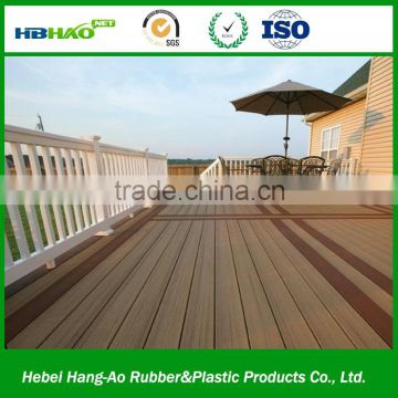 Fashion style outdoor solid wpc decking