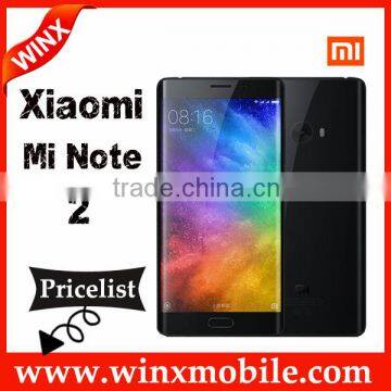 New 5.7" Mi Note 2 xiaomi mobile phone Snapdragon 821 4000mah battery 4G LTE