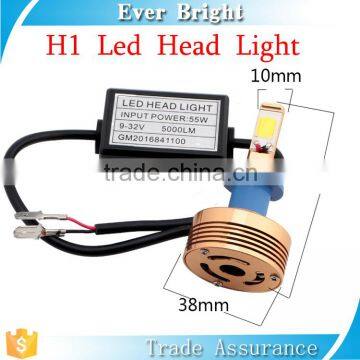 Super bright 4800LM 40w cob head led lights for auto car h1 led headlights