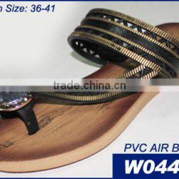 PVC Flat Woman Arabic Sandals