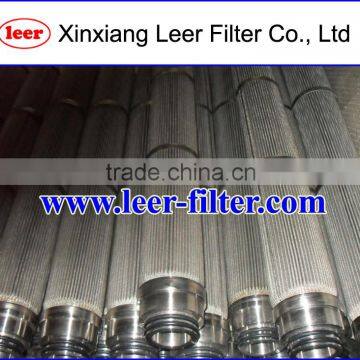 Pleated Sintered Metal Fiber Felt Element