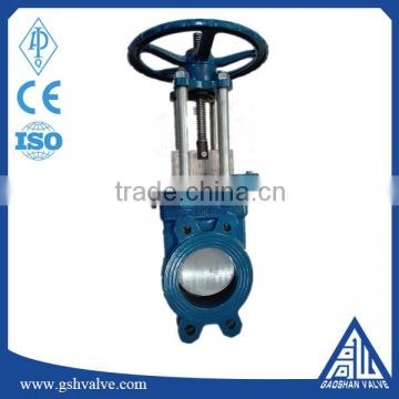 api 6a manual slurry wafer knife gate valve