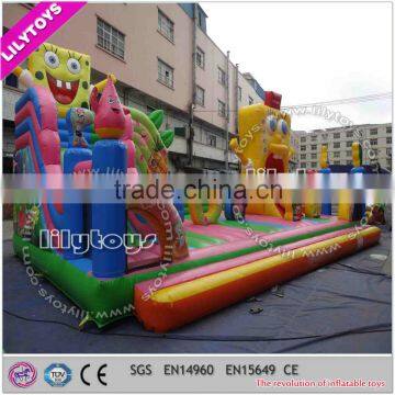 Commercial Inflatable Funcity/inflatable Amusement Park/4 Line Stitching photo-2