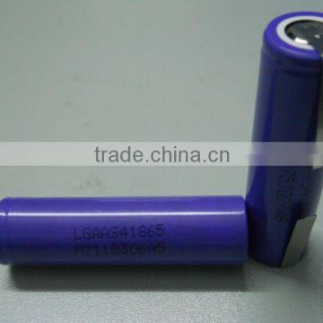 NEWEST ICR18650S4 lg 18650 S4 2200mah battery cell 3.7V with tabs