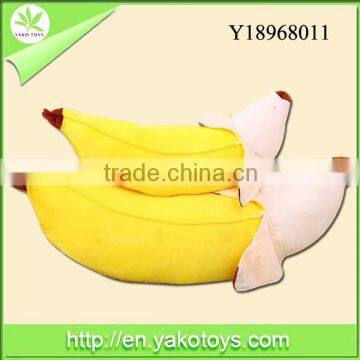 Top quality popular custom stuffed banana plush toys wholesale